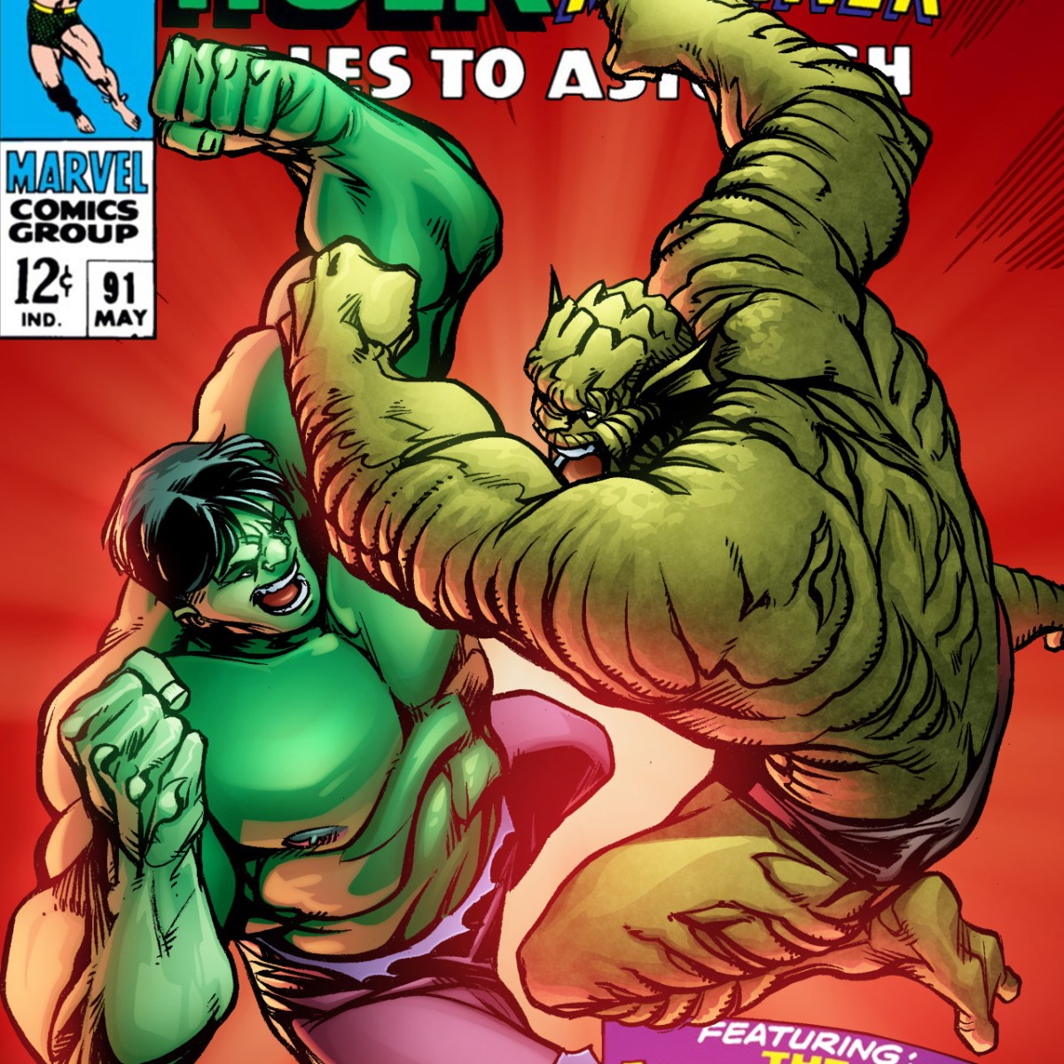 Abomination anniversary – Comic cover&nbsp;remake