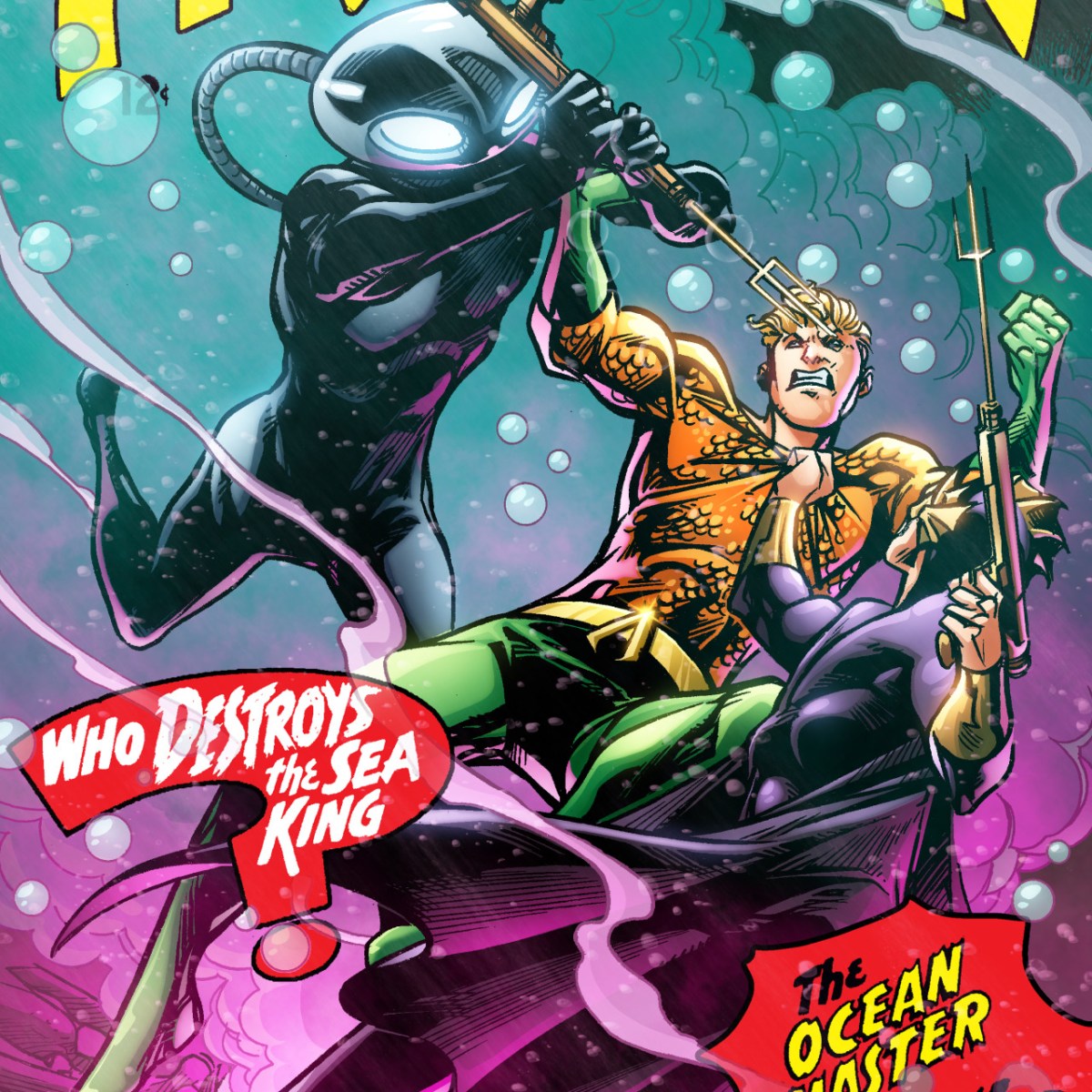 Black Manta anniversary – Comic cover&nbsp;remake