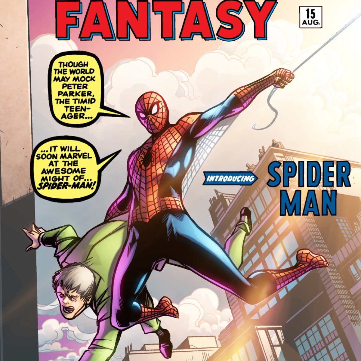 SpiderMan anniversary – Comic cover&nbsp;remake