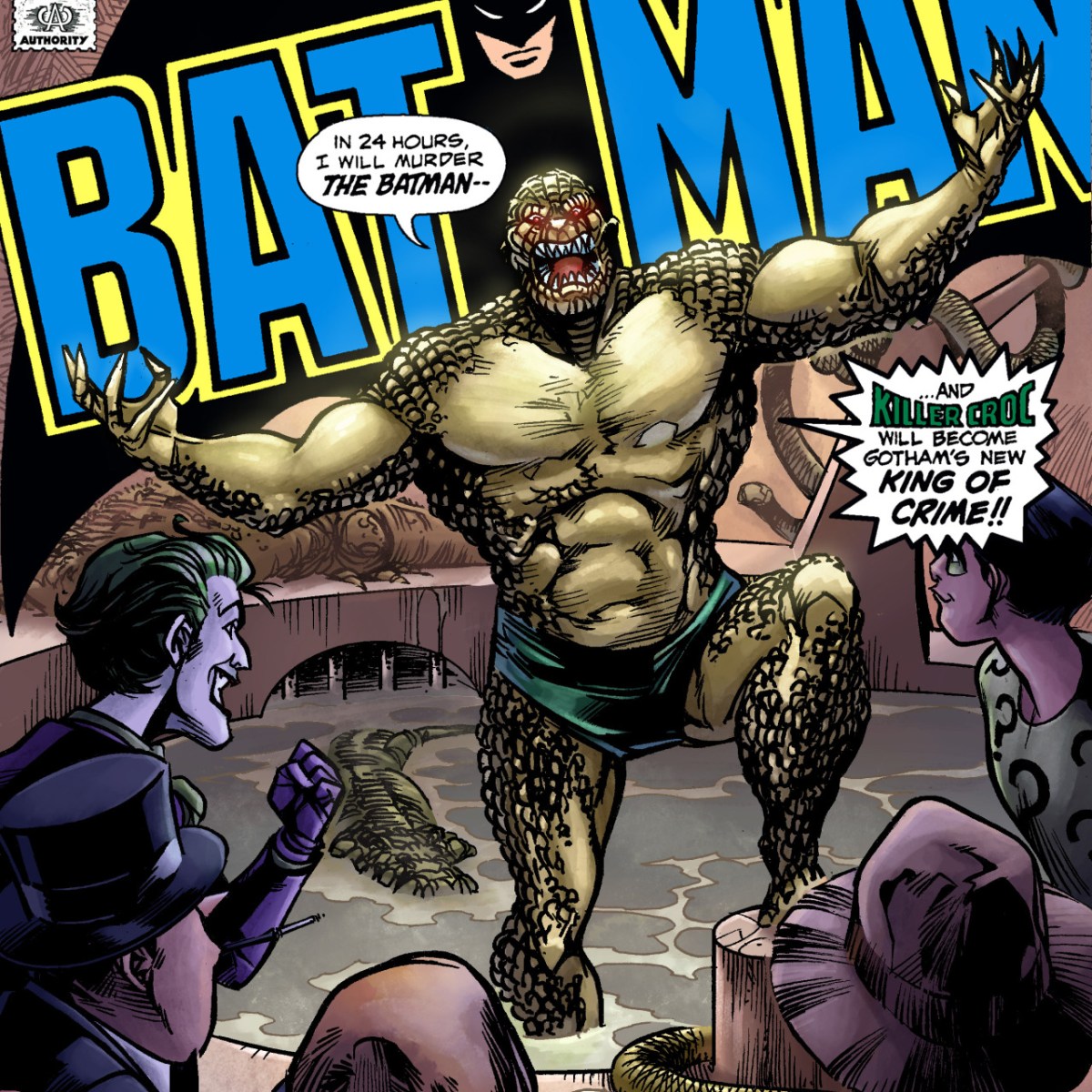 Killer Croc anniversary – Comic cover&nbsp;remake