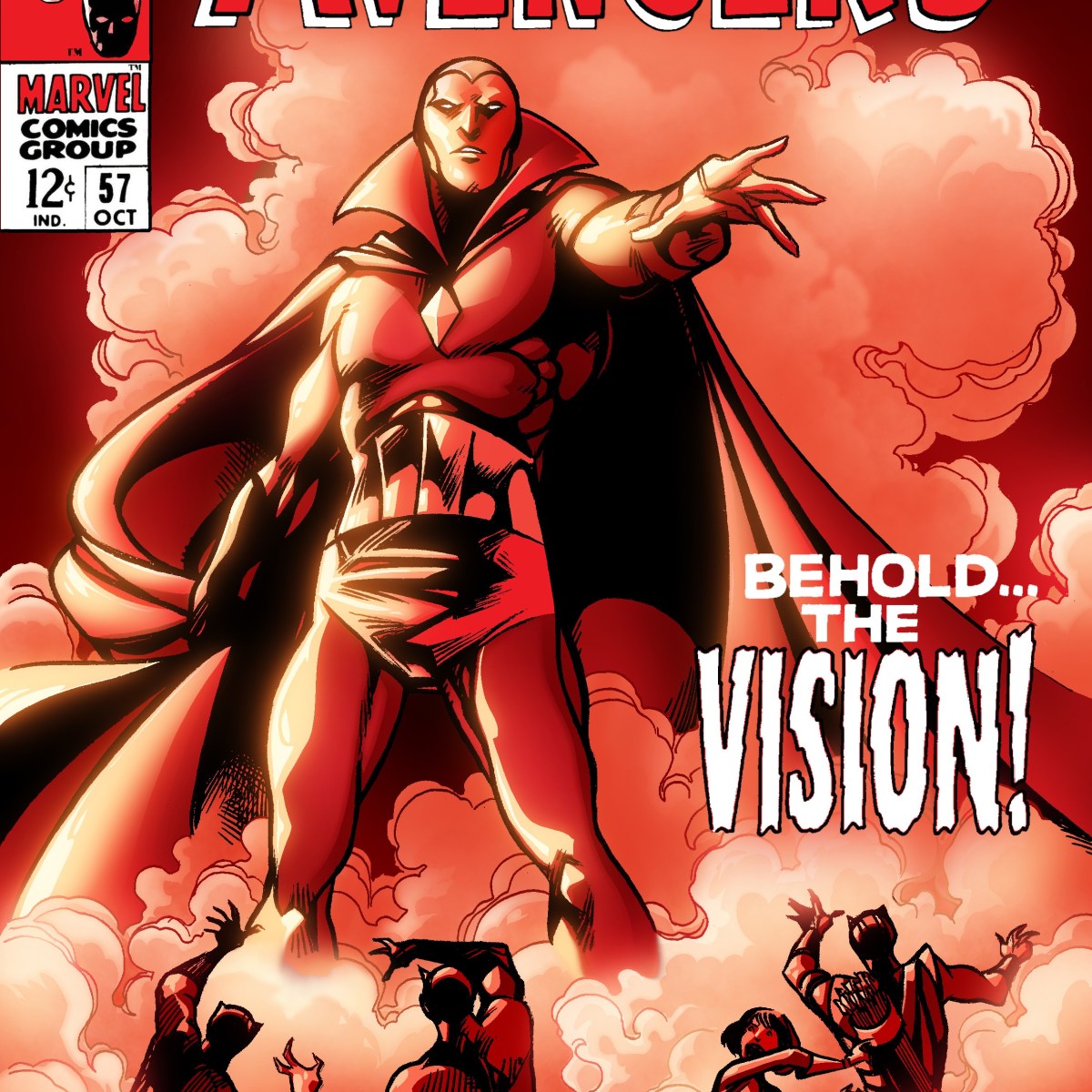 Vision anniversary – comic cover&nbsp;remake