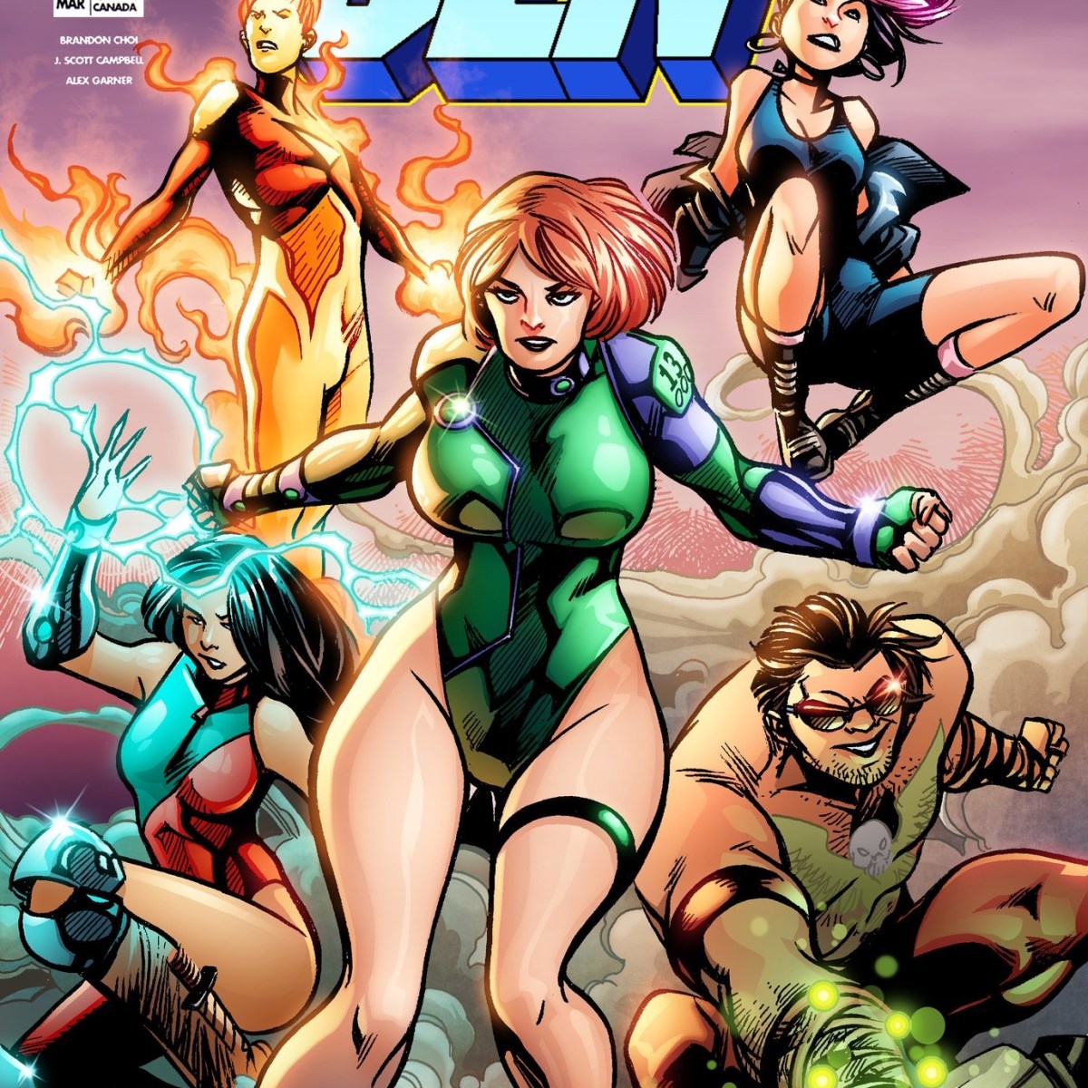 Gen 13 anniversary – comic cover&nbsp;remake
